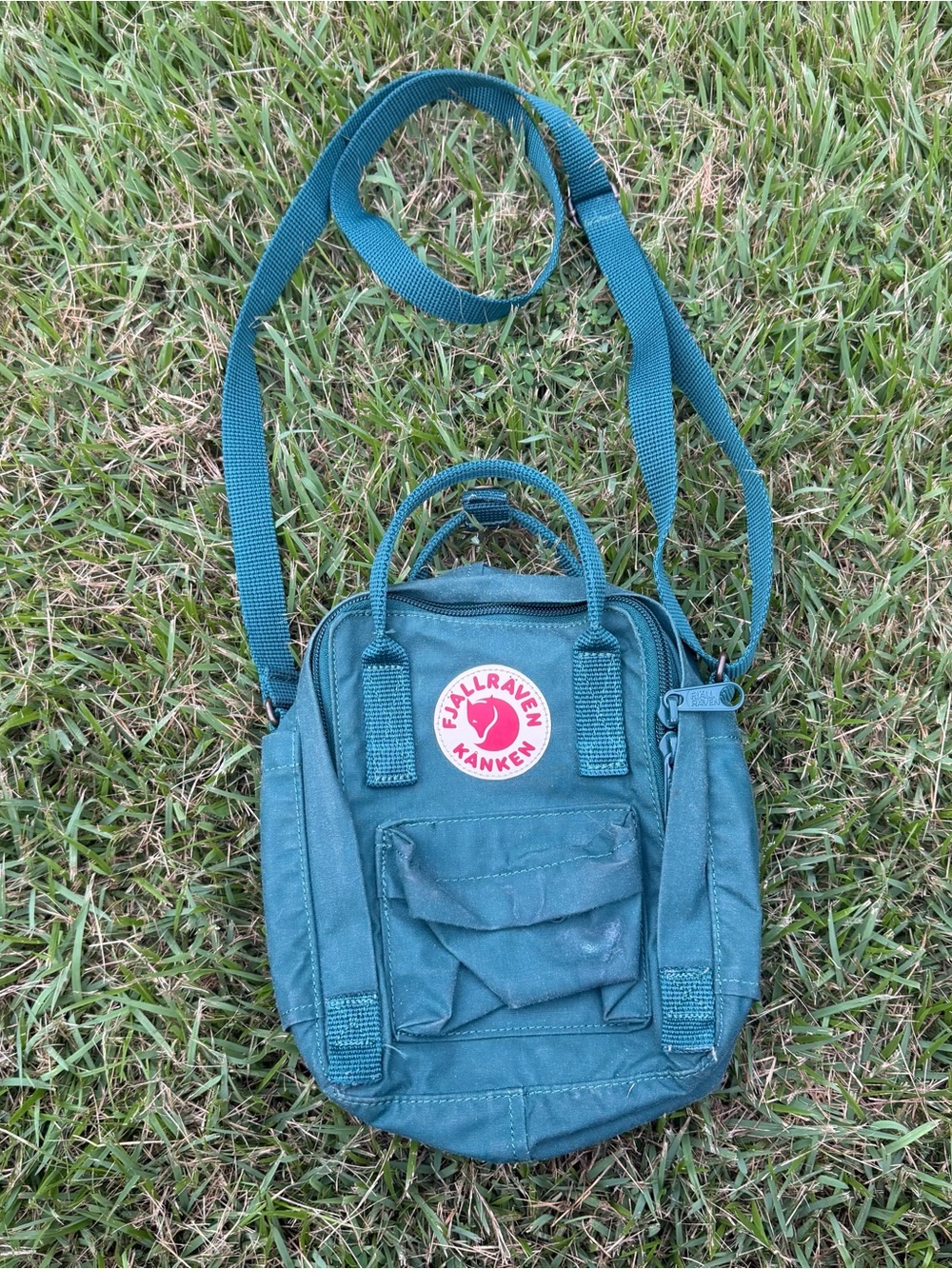 Fjallraven kanken sling Green/ turquoise bag